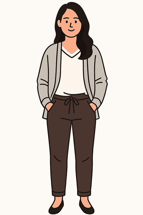 Character portrait without Editorial Flat style recipe