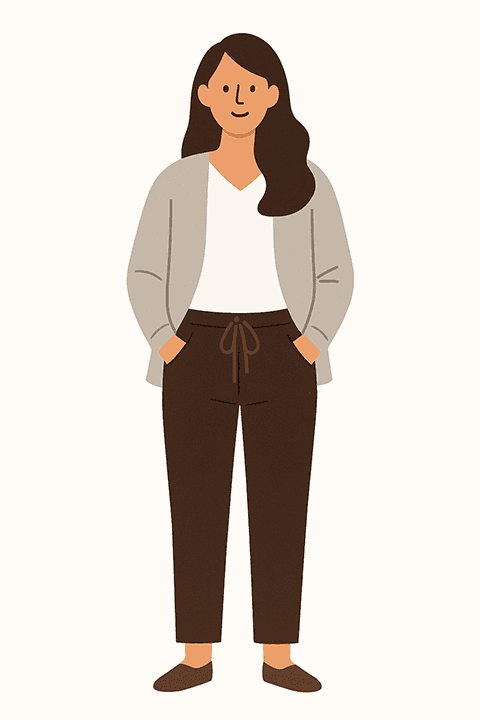 Character portrait with Editorial Flat style recipe